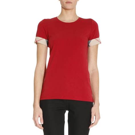 t-shirt burberry donna manica lunga|Burberry T.